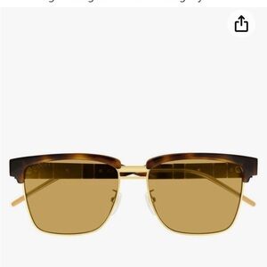 GUCCI HAVANA SUNGLASSES. NEW WITH TAGS. STYLE GG0603S color: Havana Brown/Navy